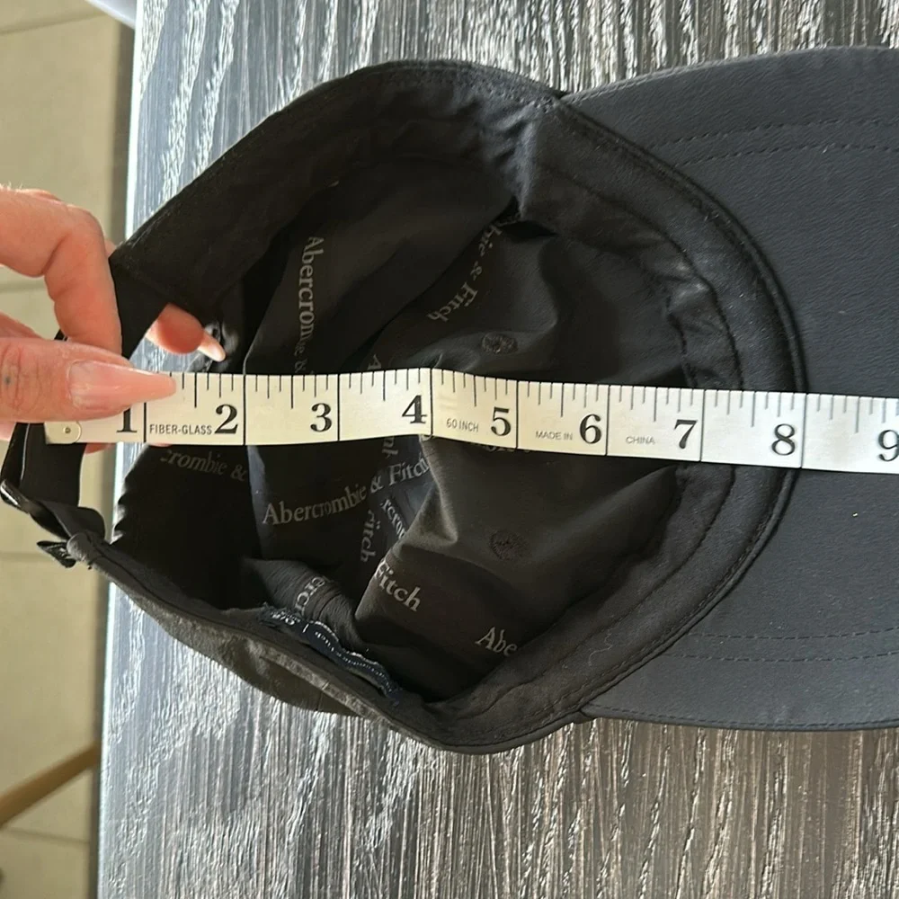 Abercrombie Fitch Travelers Unisex Adjustable Strapback Hook Loop Running Hat